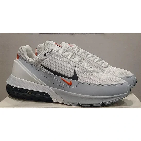 🔥Nike Men's Air Max Pulse Sneakers Shoes DR0453 100 White Orange Black Size 12
